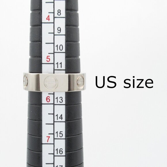 CARTIER Authentic 18k Silver Love Ring - Picture 6 of 8